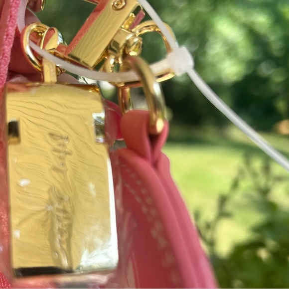 NWT- BETSY JOHNSON Football Gameday Crossbody Bag with Pink Strap - Picture 6 of 7